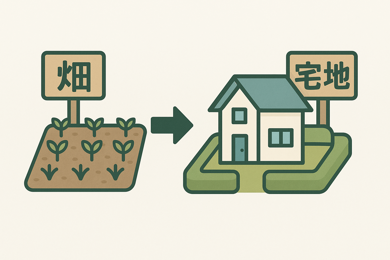 地目変更イメージ