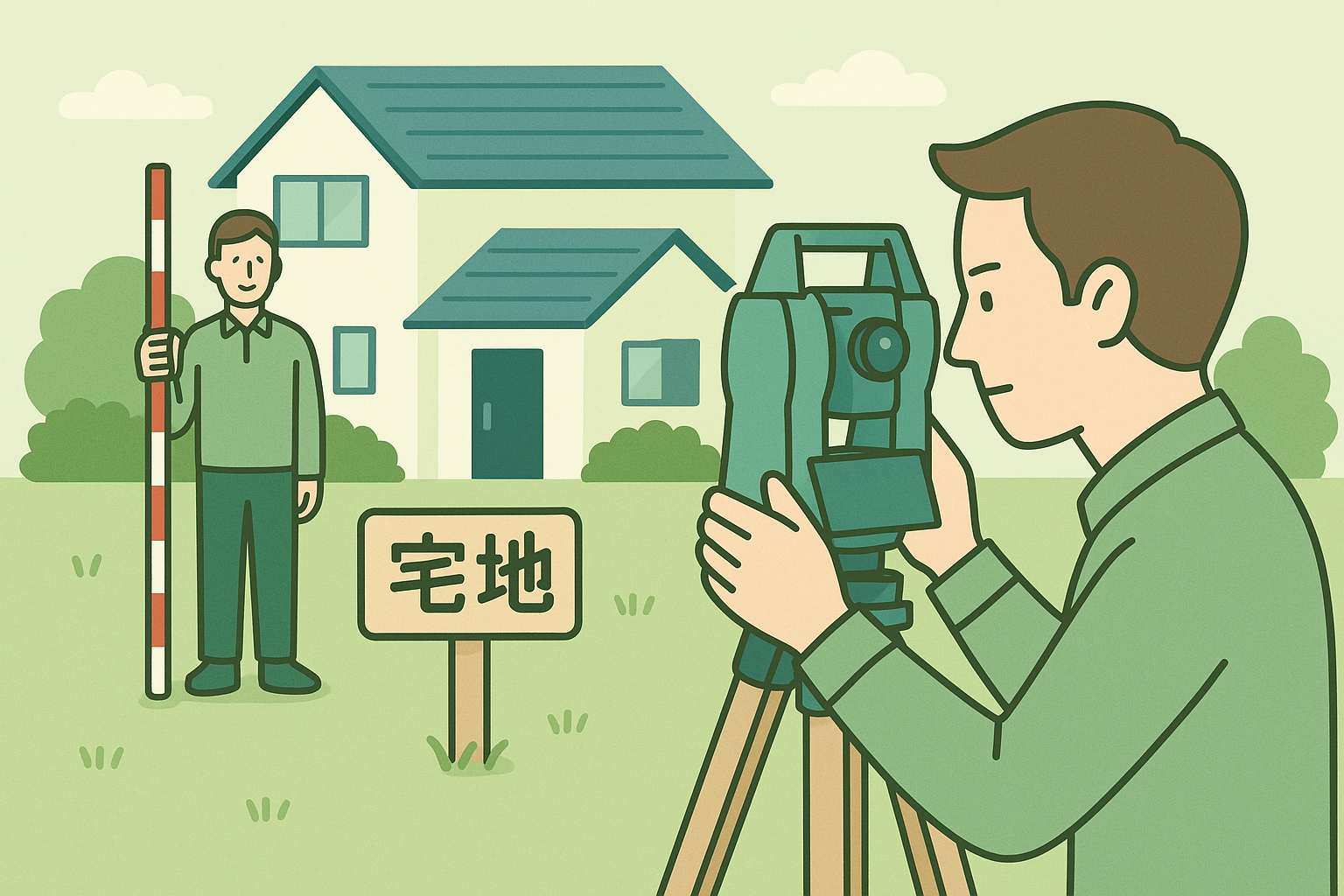 境界確定測量イメージ